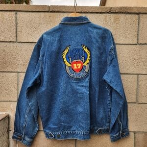 Vintage Harley Davidson First Choice Denim Jacket